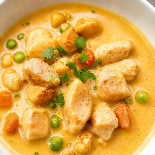 Curry Rápido de Pollo con Coco