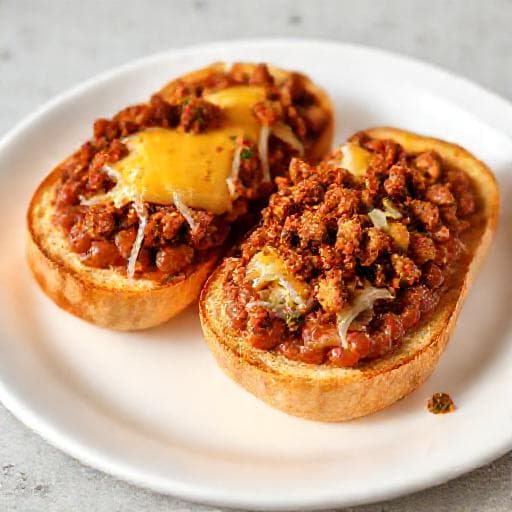 Molletes Express con Chorizo