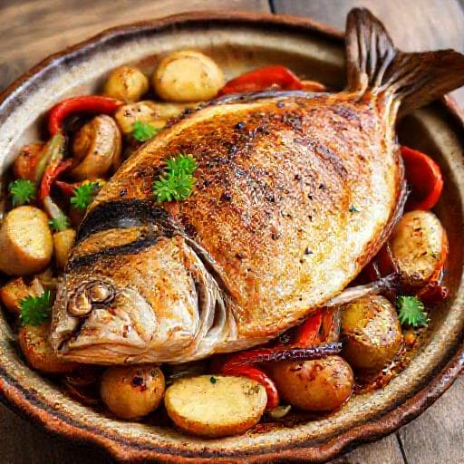 Rodaballo al Horno Tradicional