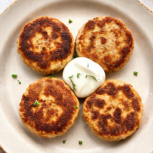 Hurtige Kalkunfrikadeller med Urter