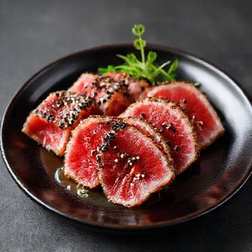 Klassisk Tun Tataki med Sesam