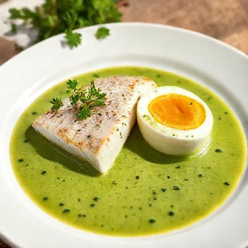 Klassisk Sej med Æg og Persillesauce