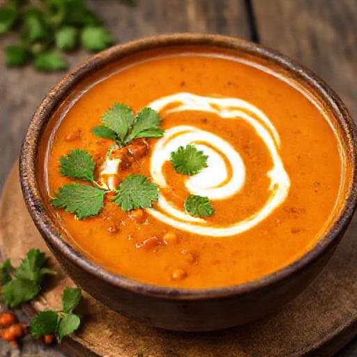 Klassisk Linsesuppe med Kokosmælk