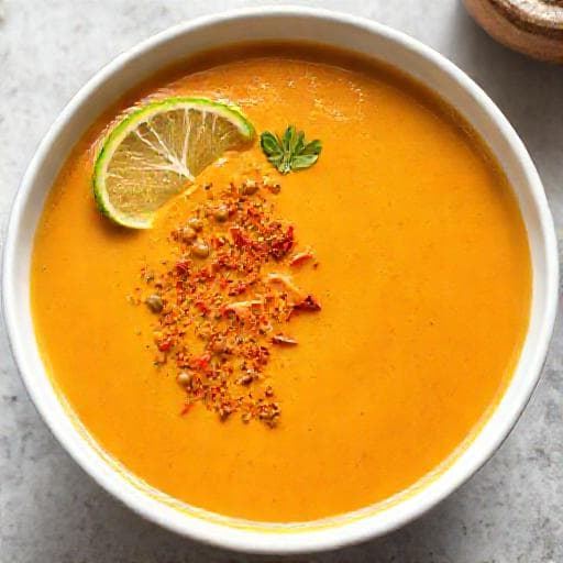 Hurtig Linsesuppe med Kokosmælk