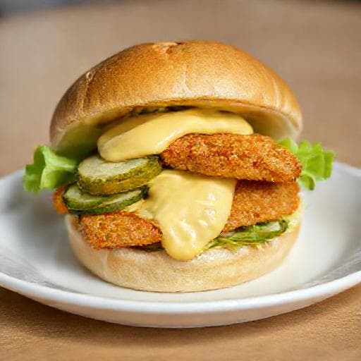 Klassisk Fiskeburger med Remoulade