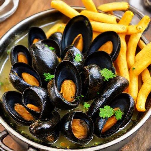 Klassiske Moules Frites