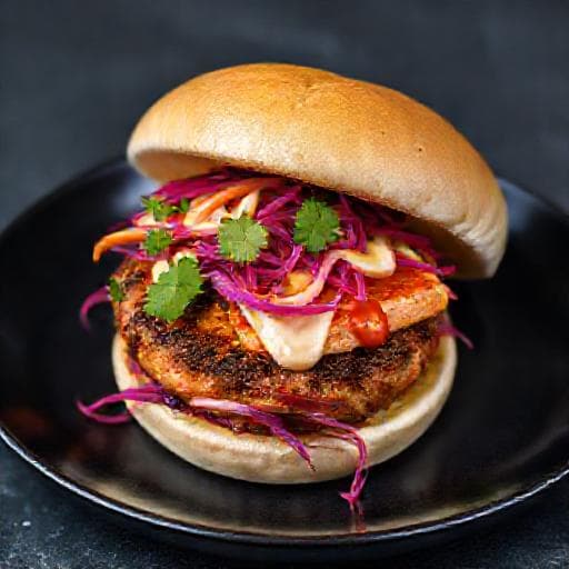 Lakseburger med Asiatisk Twist
