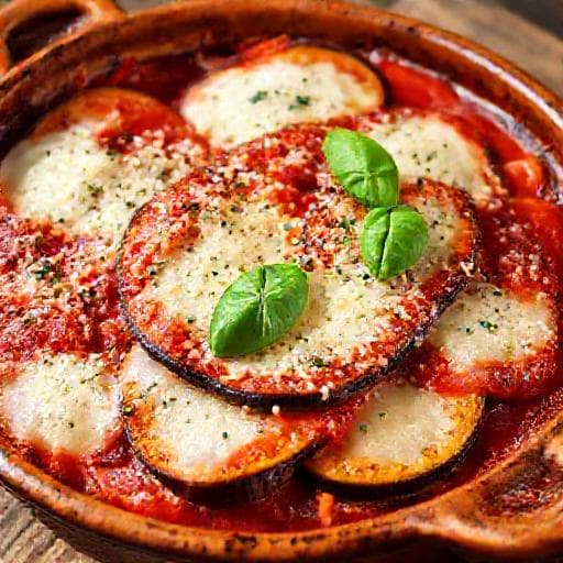 Klassisk Aubergine Parmigiana