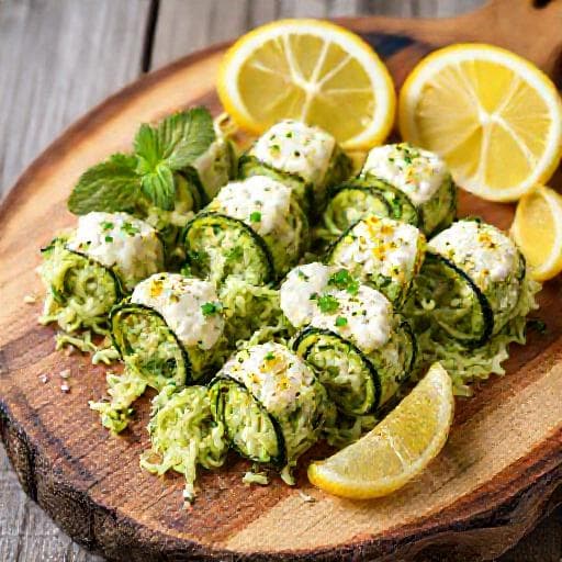 Hurtige Squashruller med Ricotta og Citron
