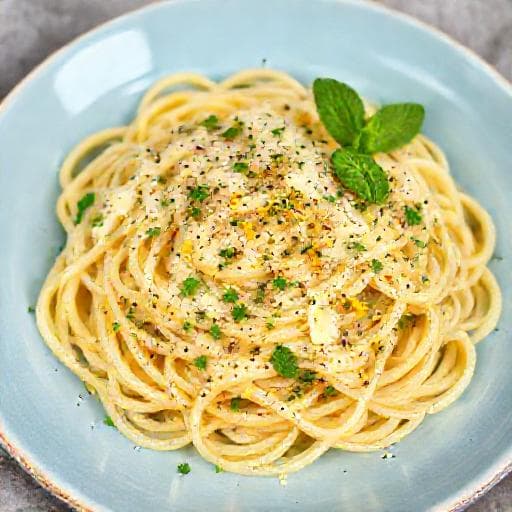 Cacio e Pepe med Citron og Mynte