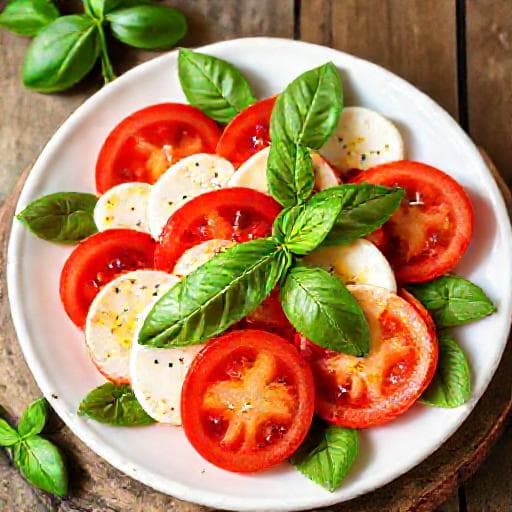 Klassisk Caprese Salat