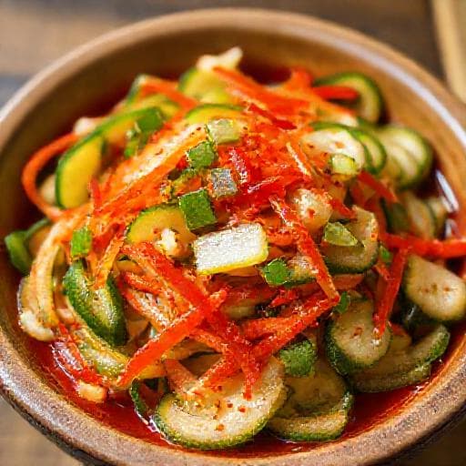 Koreansk Agurkesalat (Oi Muchim)