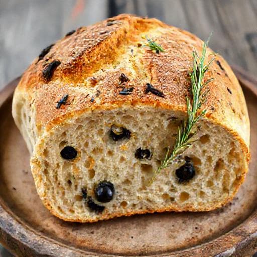 Ciabatta med Rosmarin og Oliven