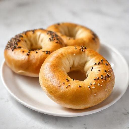 Hurtige Bagels (No-Knead)