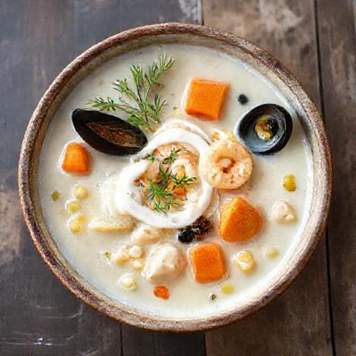 Klassisk Fiskesuppe med Kokosmælk