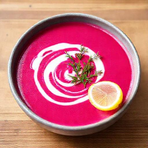 Hurtig Rødbedesuppe med Citron og Dill