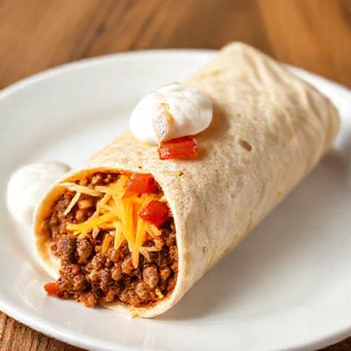 Hurtig Oksekødsburrito