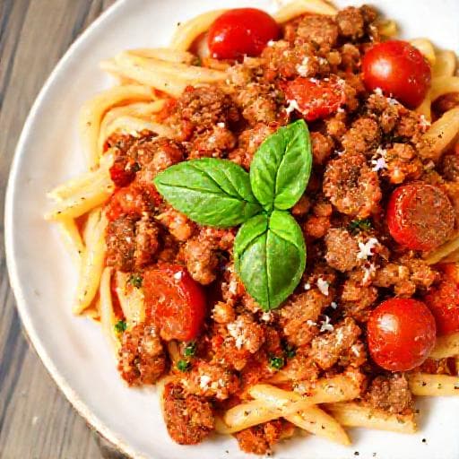 Klassisk Salsiccia Pasta