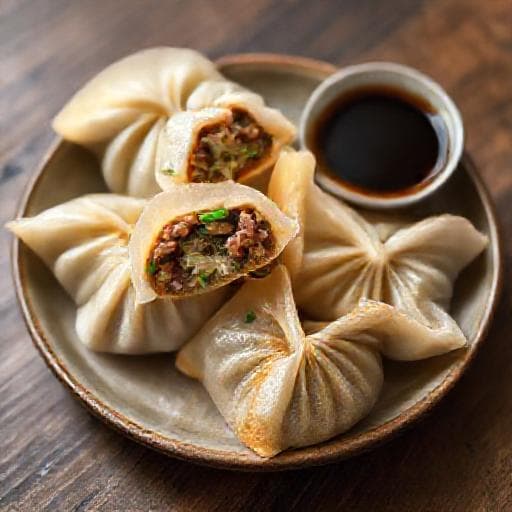 Klassiske Kinesiske Dumplings (Jiaozi)