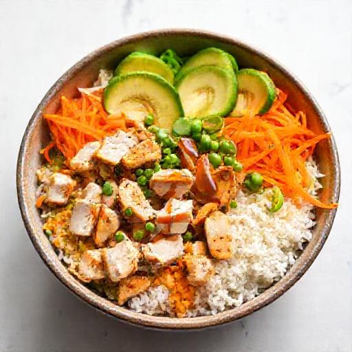 Klassisk Poke Bowl med Kylling