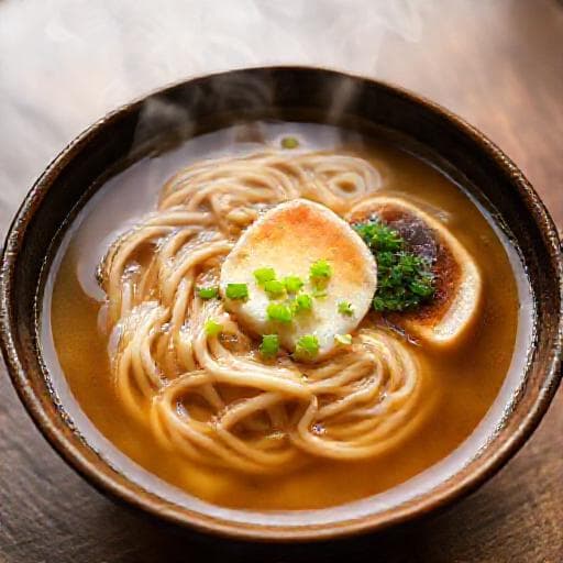 Klassisk Udon-suppe (Kake Udon)