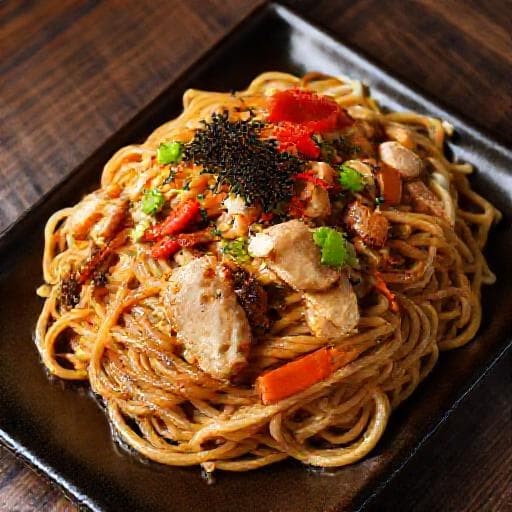 Klassisk Kylling Yakisoba