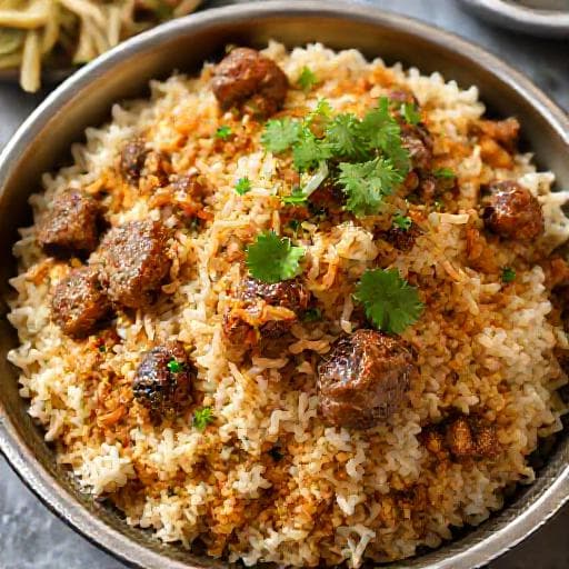 Hurtig Lammebiryani (Genvej)
