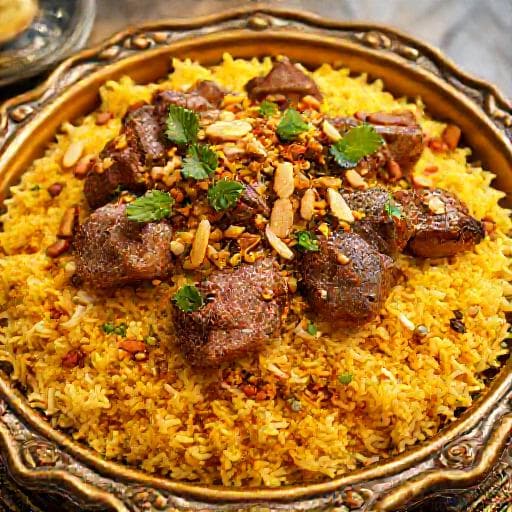 Lammebiryani med Saffron og Nødder