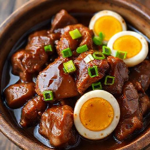 Klassisk Vietnamesisk Karamelliseret Svinekød (Thit Kho)