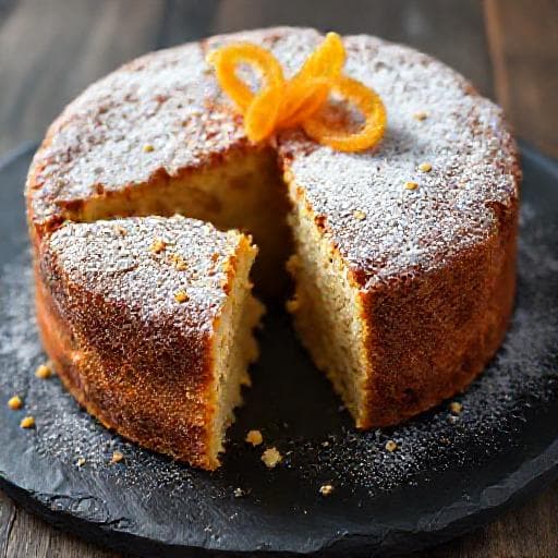 Kartoffelkage med Appelsin og Kardemomme