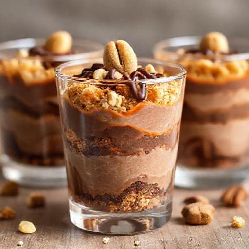 Hurtig Snickerskage i Glas