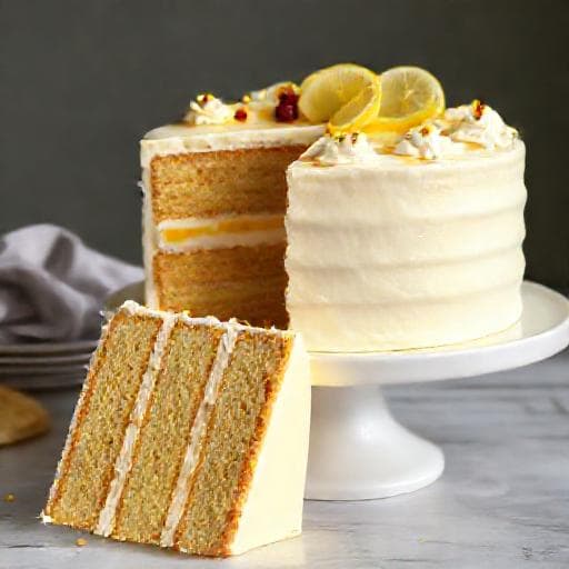 Klassisk Citron- og Mascarponelagkage