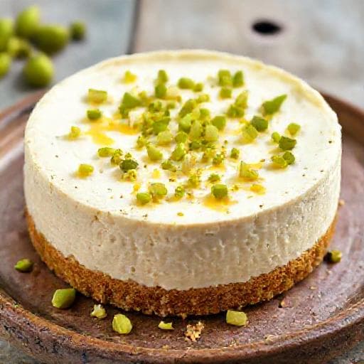 Siciliansk Pistacie-cheesecake med Ricotta