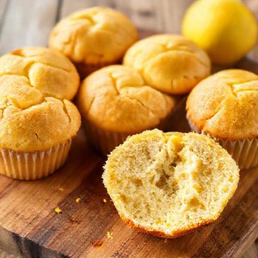 Hurtig Yoghurt- og Citronmuffins