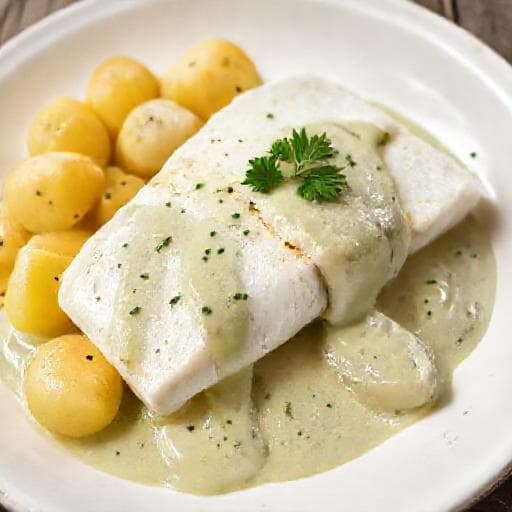 Klassisk Klipfisk med Kartofler