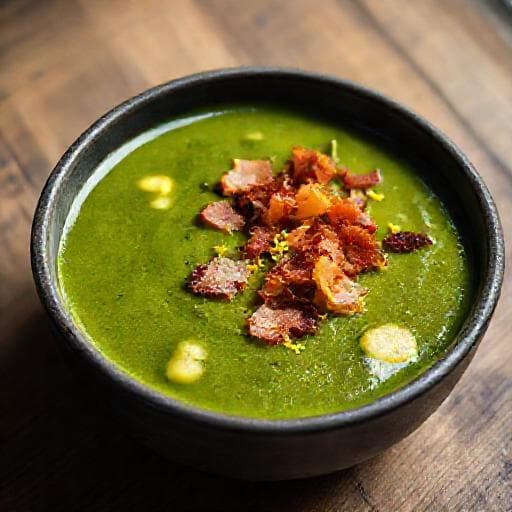 Ramsløgssuppe med Kartofler og Sprød Bacon