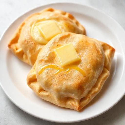 Hurtige Karelske pirogger med kartoffelmos
