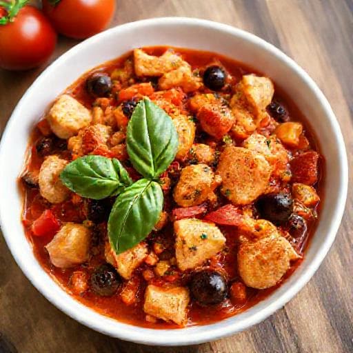 Hurtig Kylling Cacciatore