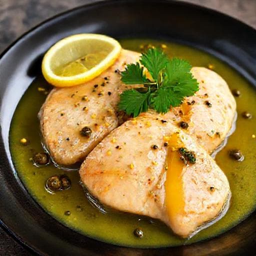 Kylling Piccata med Citron-Kapers Smørsovs