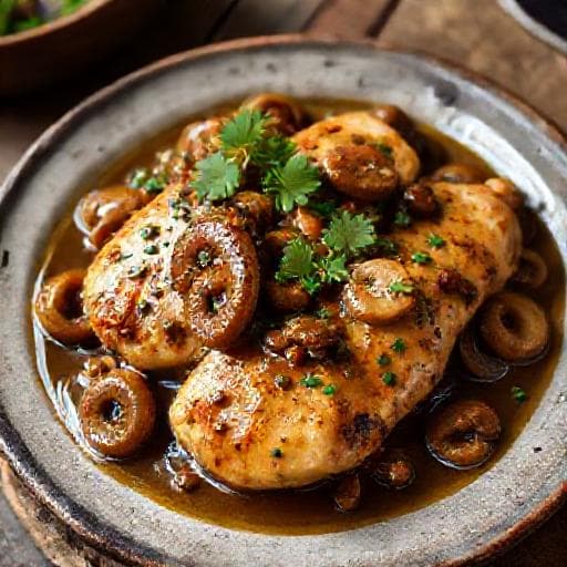 Hurtig Kylling Marsala
