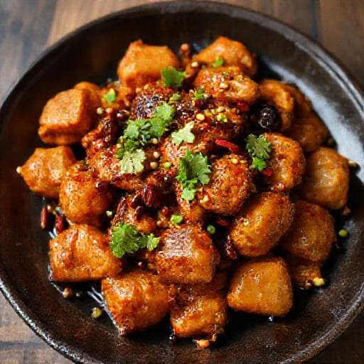 General Tso's Kylling med Szechuan Twist
