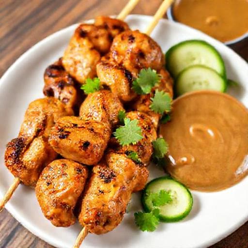 Klassisk Kylling Satay