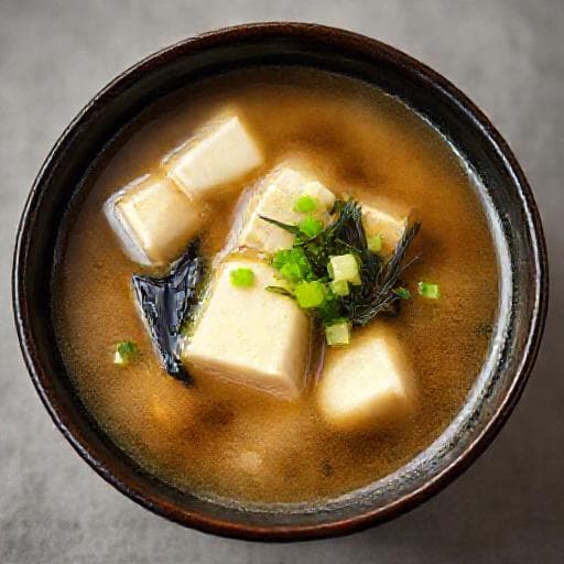 Klassisk Miso Suppe med Tofu