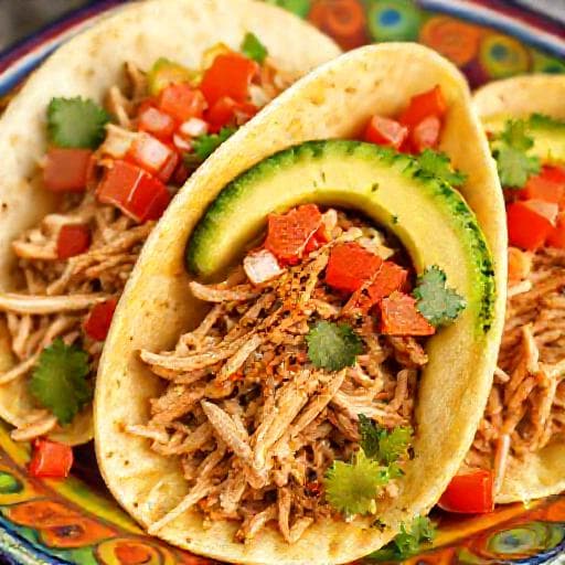 Pulled Chicken Tacos med Mexicansk Krydderi