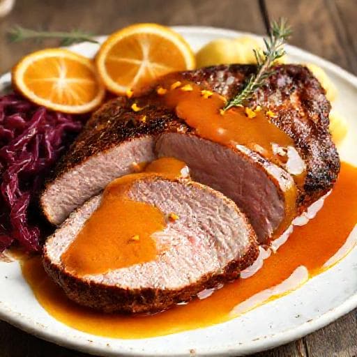 Klassisk Andebryst med Appelsinsauce