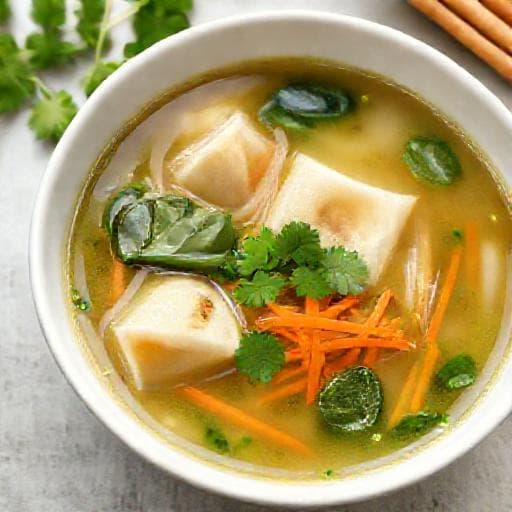 Hurtig Wontonsuppe