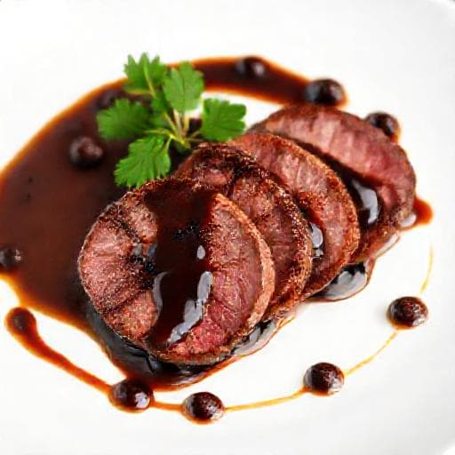 Hurtig Hjortesteg med Enebærsauce (Pandestegt)