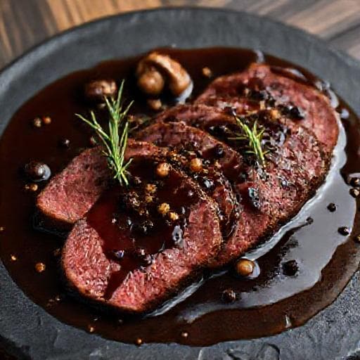 Rådyrfilet med Vildsvampe og Enebær Sauce