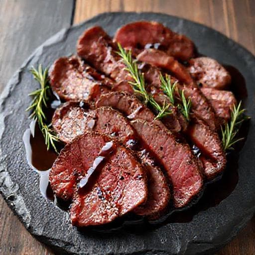 Bøf Tagliata med Rosmarin og Balsamico