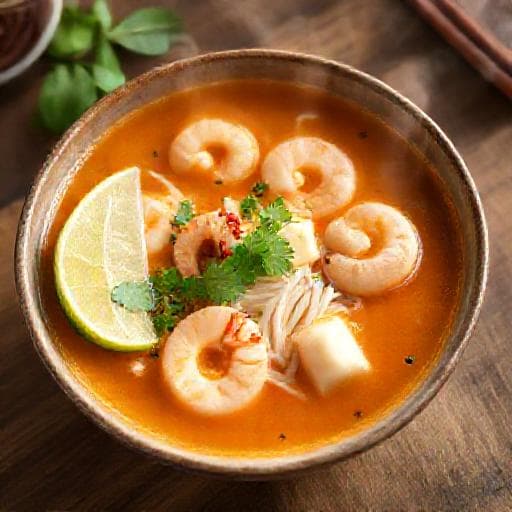 Klassisk Laksa med Rejer